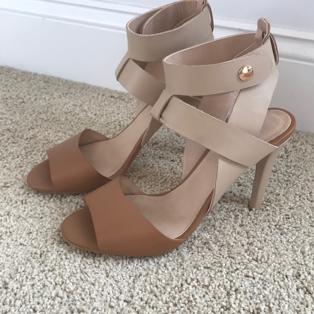 Dune London Dual toned leather heels
